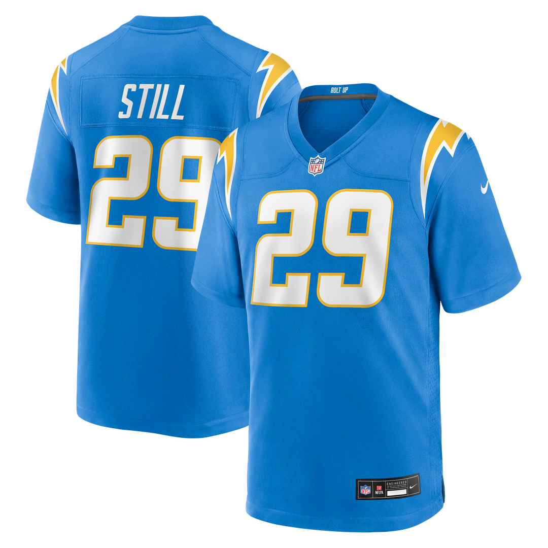 Los Angeles Chargers Tarheeb Still Nike Team Game Jersey - Powder Blue