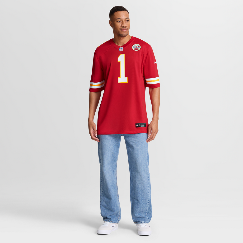Kansas City Chiefs Xavier Worthy Nike Player Game Jersey - Red