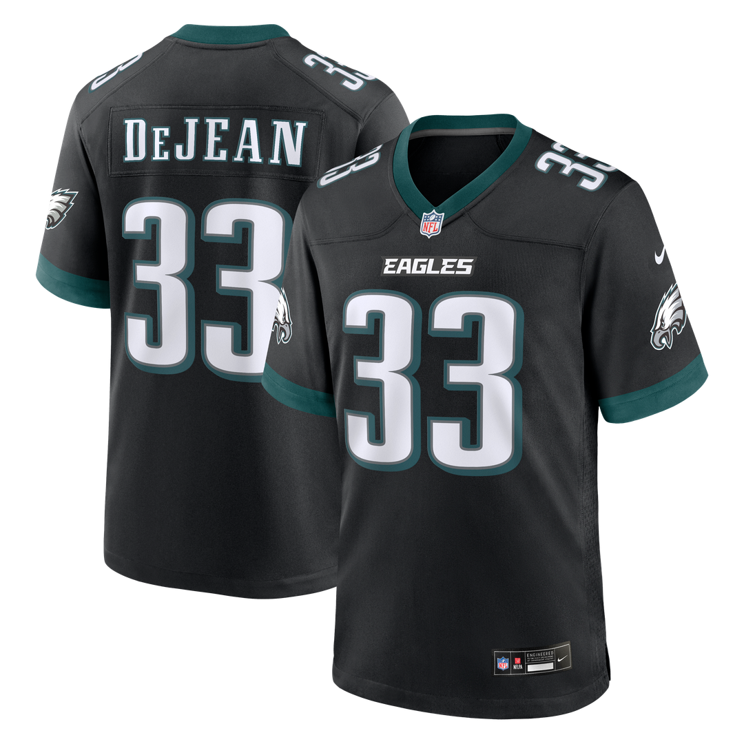 Philadelphia Eagles Cooper DeJean Nike Team Game Jersey - Midnight Green