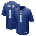 New York Giants Malik Nabers Nike Player Game Jersey - Royal