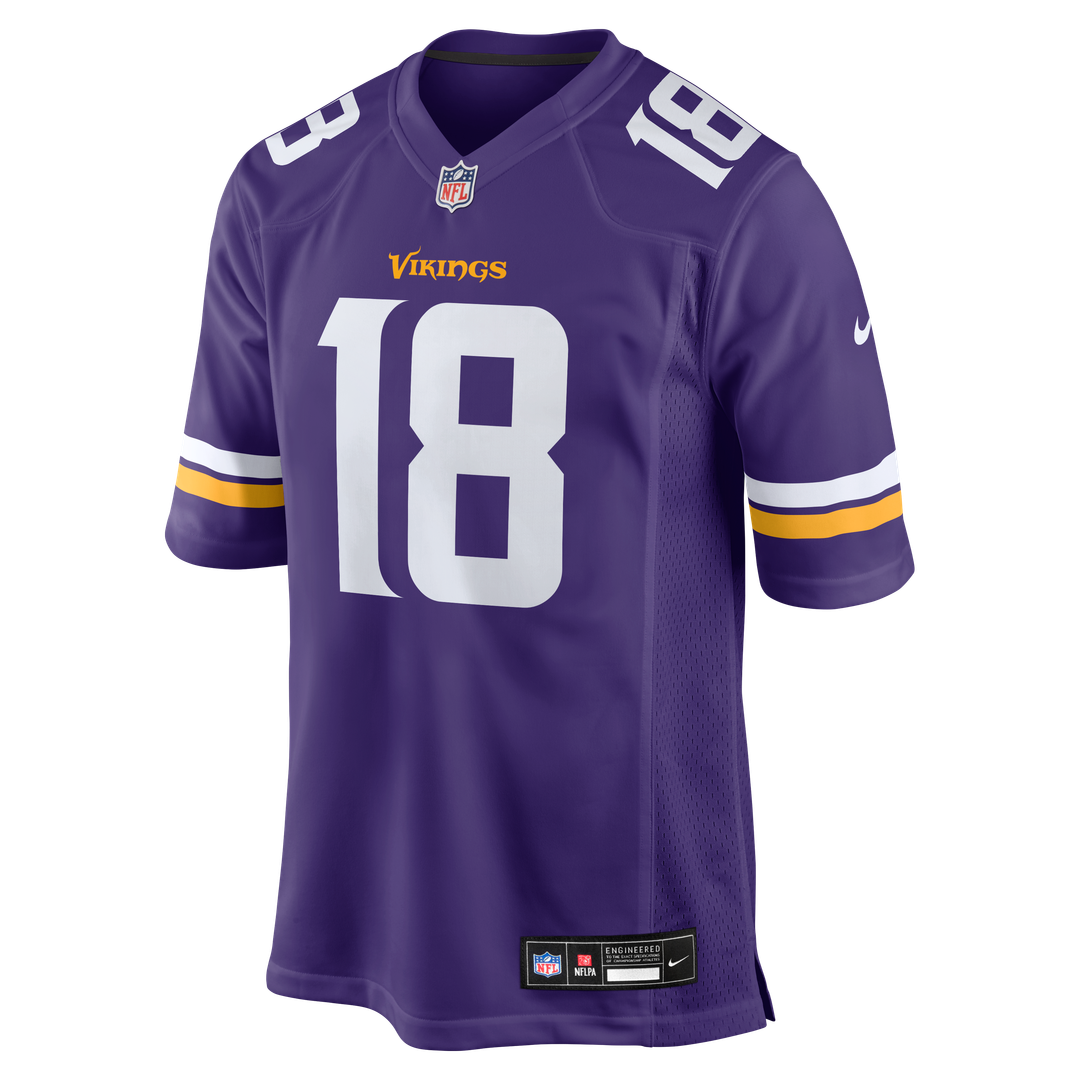 Minnesota Vikings Justin Jefferson Nike Game Jersey - Purple