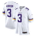 Minnesota Vikings Jordan Addison Nike Away Game Jersey - White
