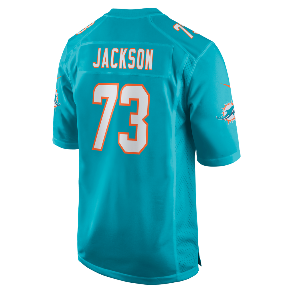 Miami Dolphins Austin Jackson Nike Game Jersey - Aqua