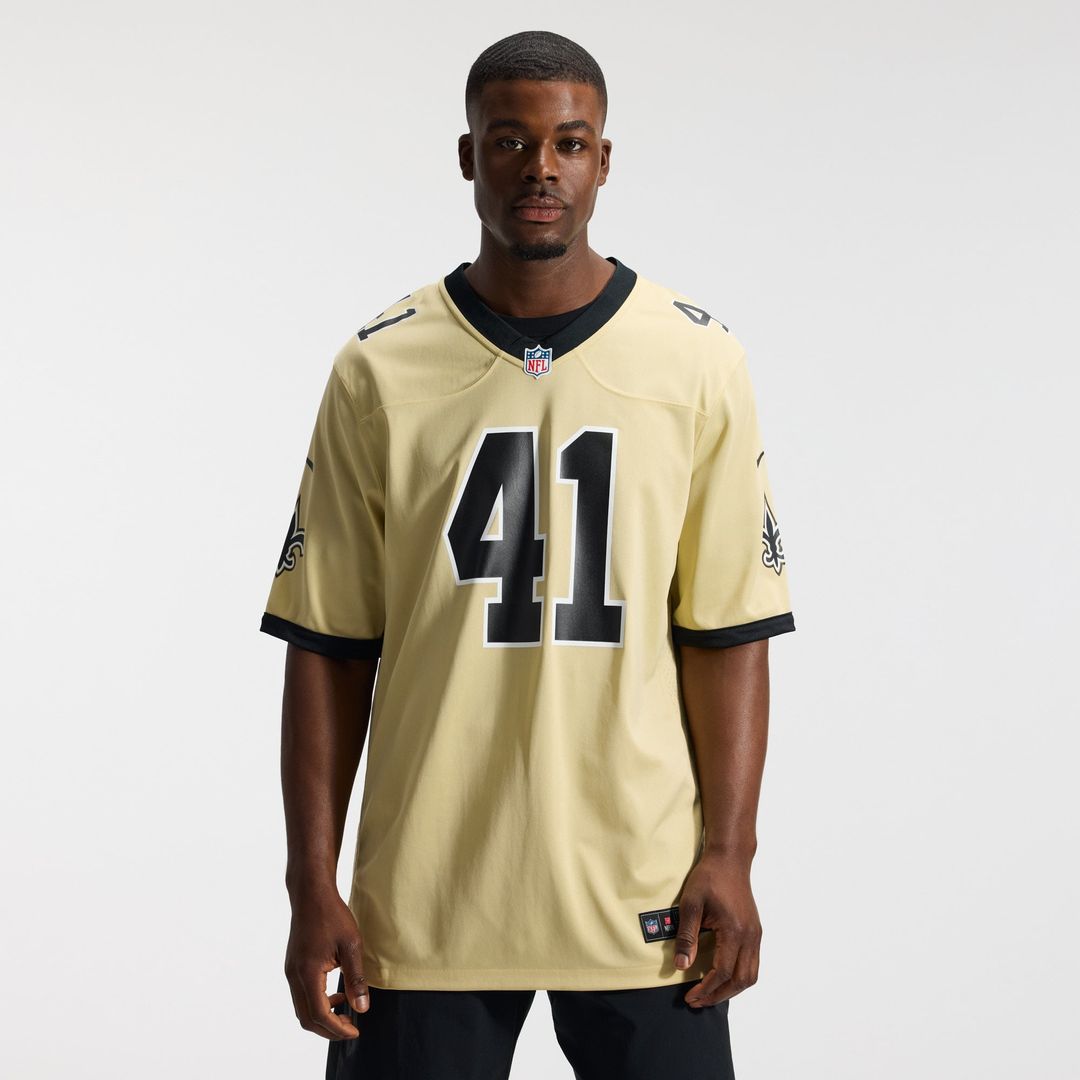 New Orleans Saints Alvin Kamara Nike Gameday Golds Alternate Game Player Jersey - Gold