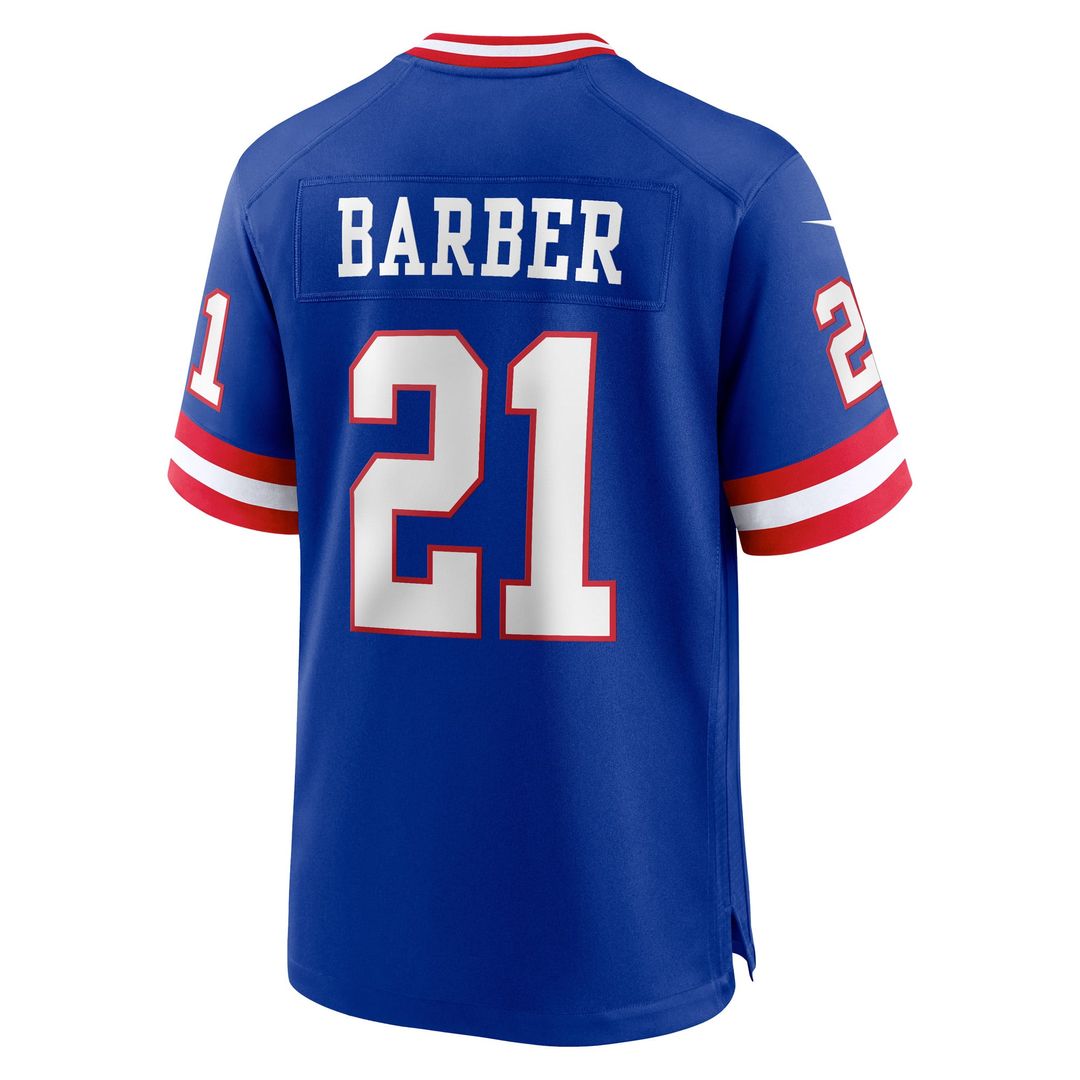 New York Giants Tiki Barber Nike Retired Player Alternate Game Jersey - Royal
