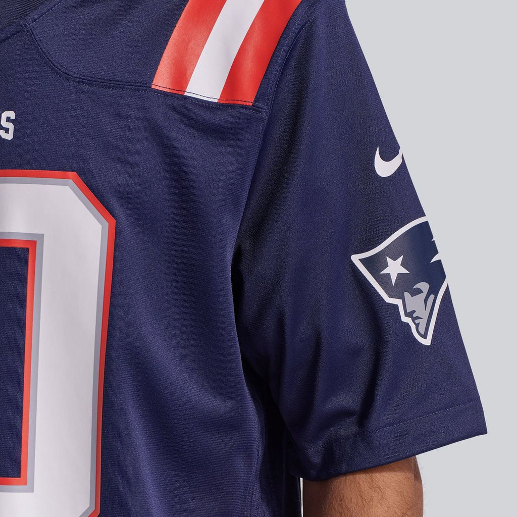 New England Patriots Drake Maye Nike Player Game Jersey - White