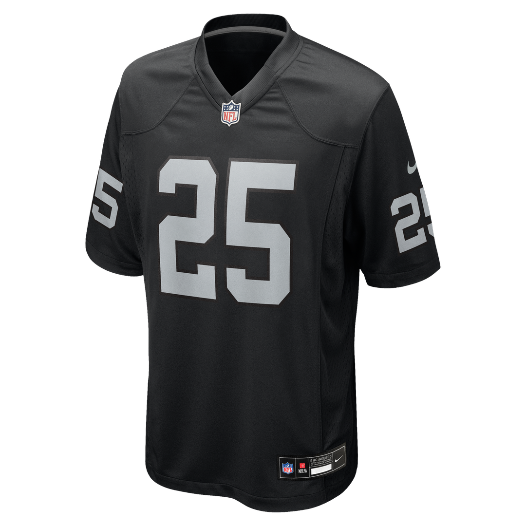 Las Vegas Raiders Decamerion Richardson Nike Team Game Jersey - Black