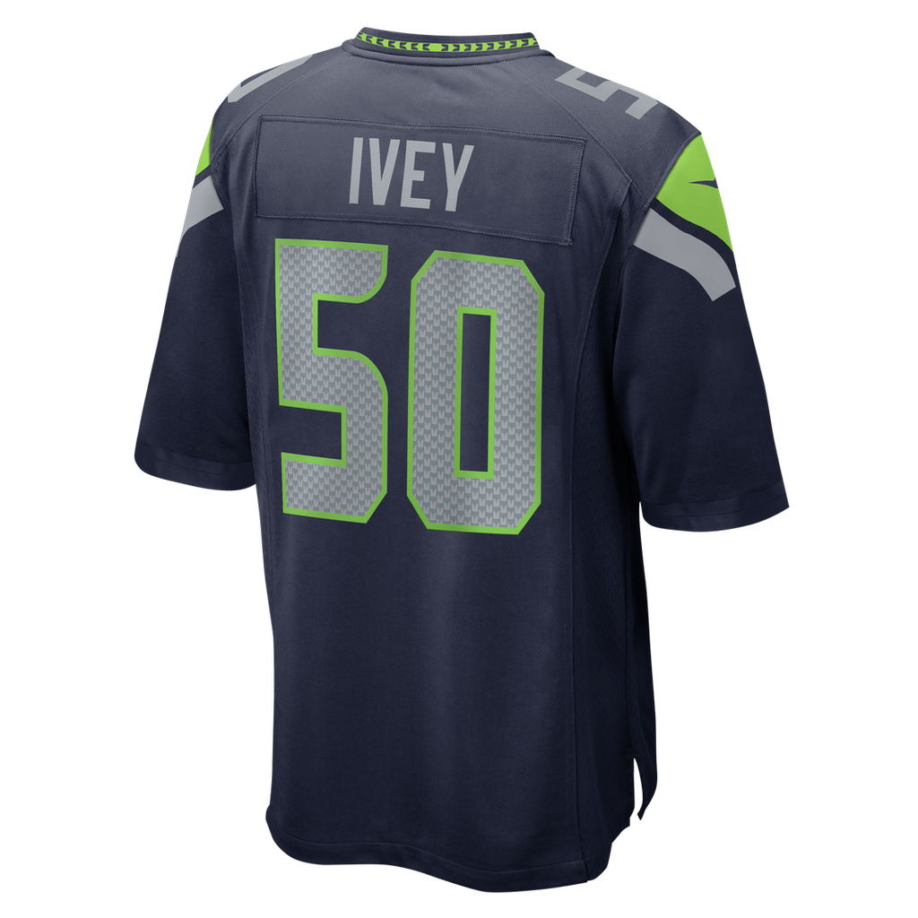 Seattle Seahawks Jared Ivey Nike Team Game Jersey - College Navy