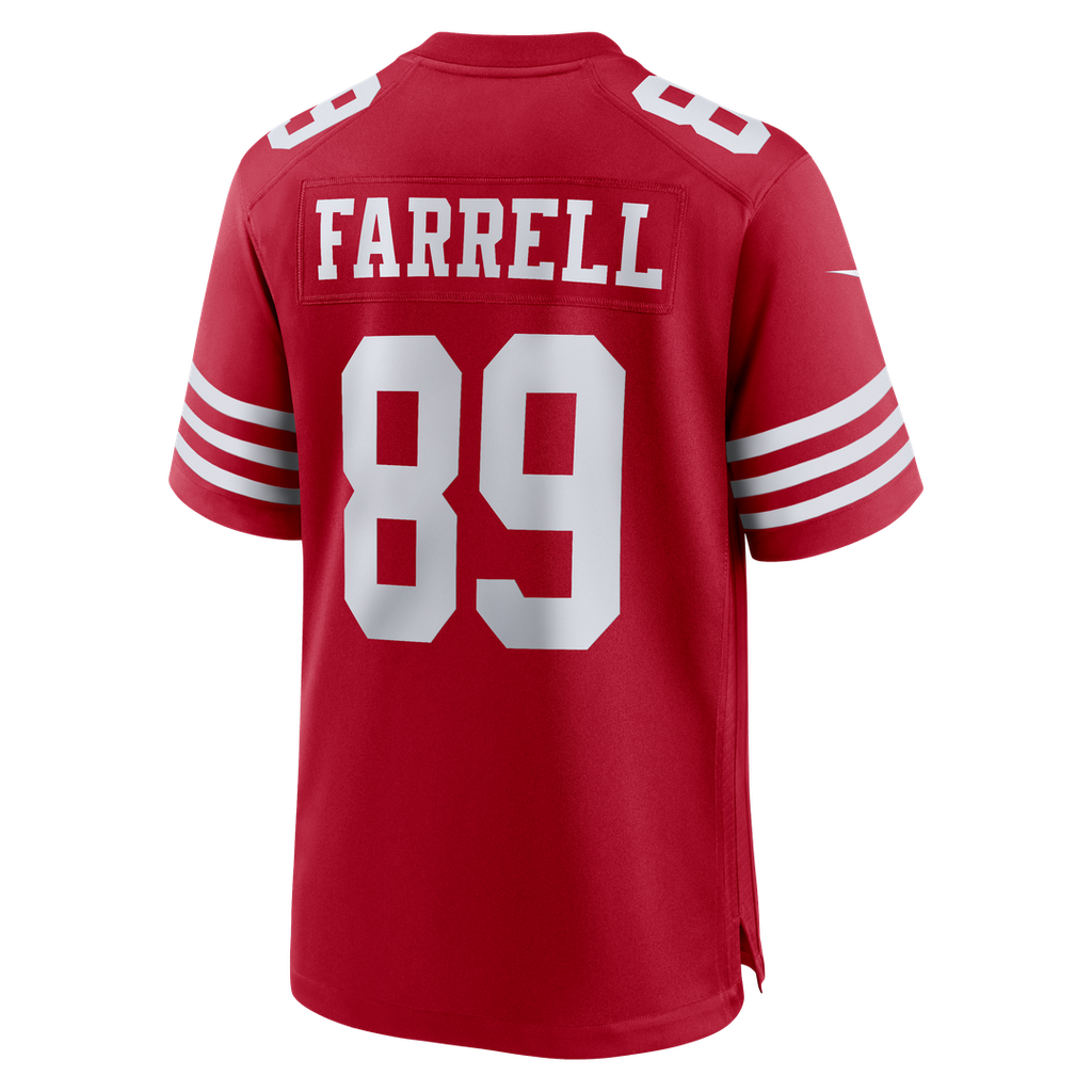 San Francisco 49ers Luke Farrell Nike Team Game Jersey - Scarlet