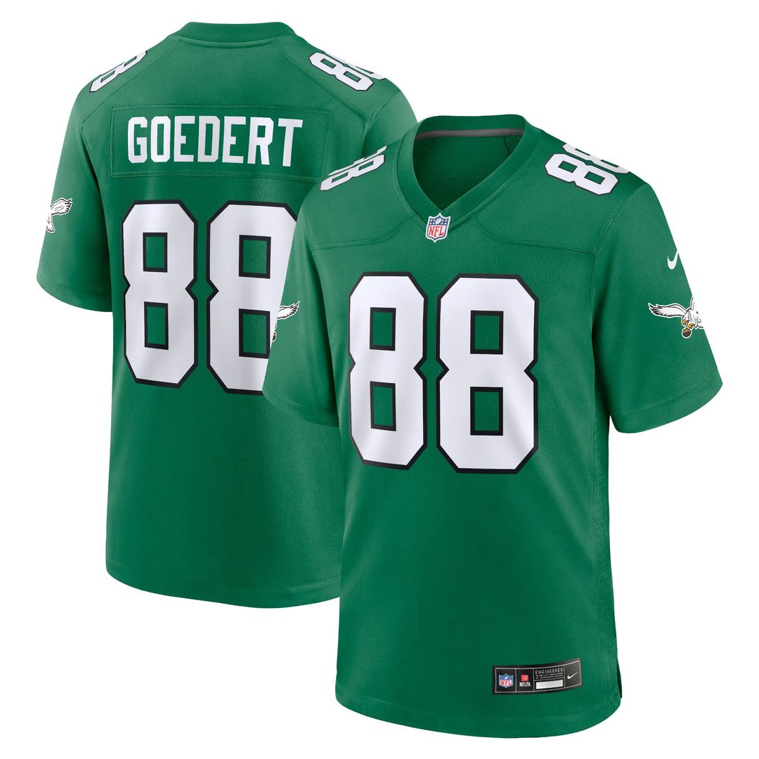 Philadelphia Eagles Dallas Goedert Nike Alternate Game Player Jersey - Kelly Green