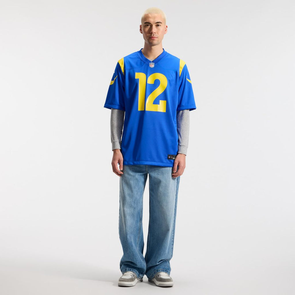 Los Angeles Rams Puka Nacua Nike White Game Player Jersey - White