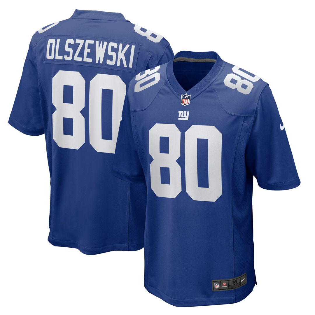 New York Giants Gunner Olszewski Nike Team Game Jersey - Royal