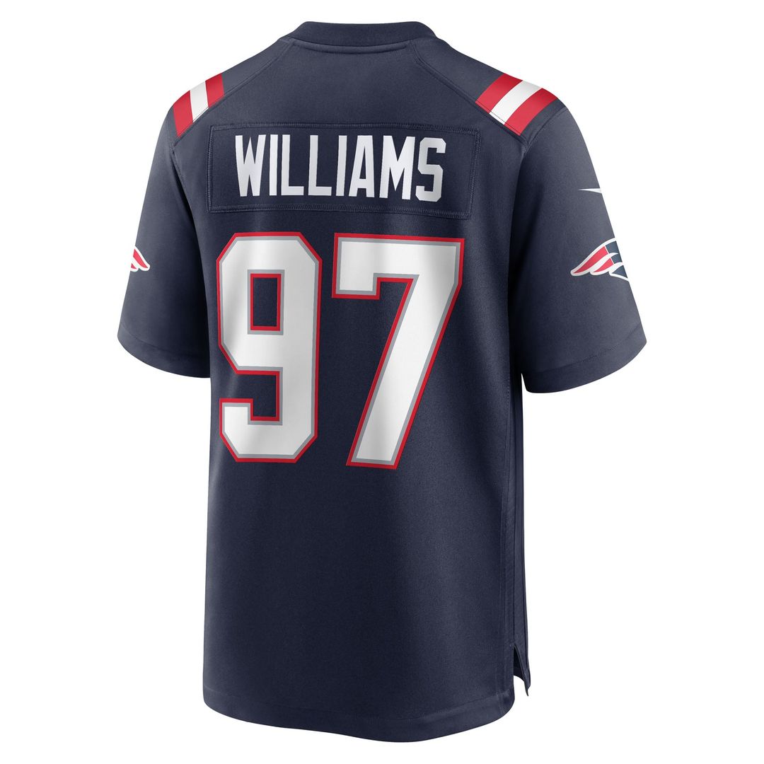 New England Patriots Milton Williams Nike Game Player Jersey - Navy