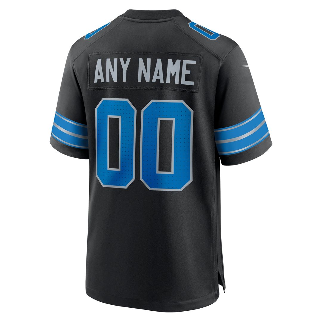 Detroit Lions Nike Custom Game Jersey - Blue