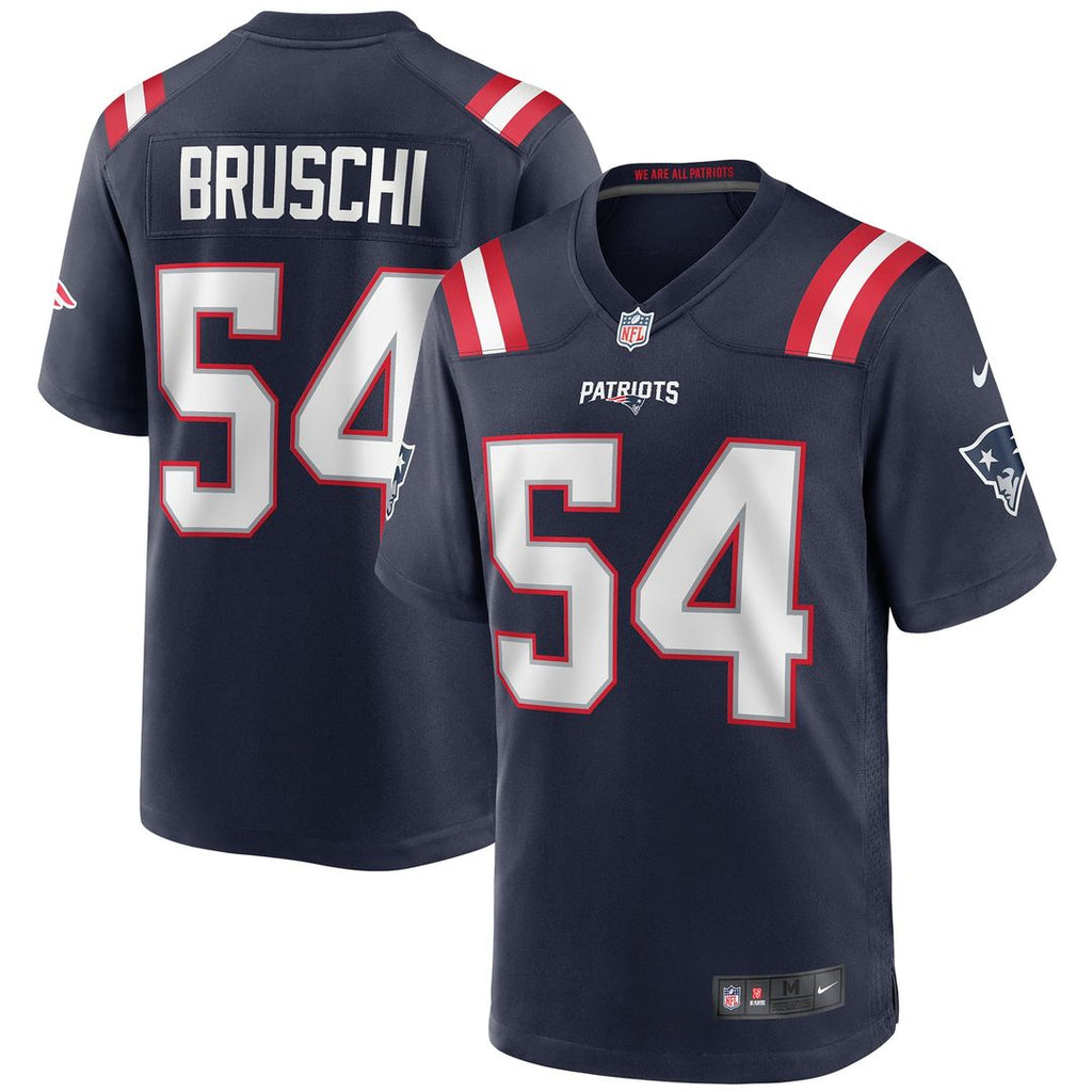New England Patriots Tedy Bruschi Nike Game Retired Player Jersey - Navy