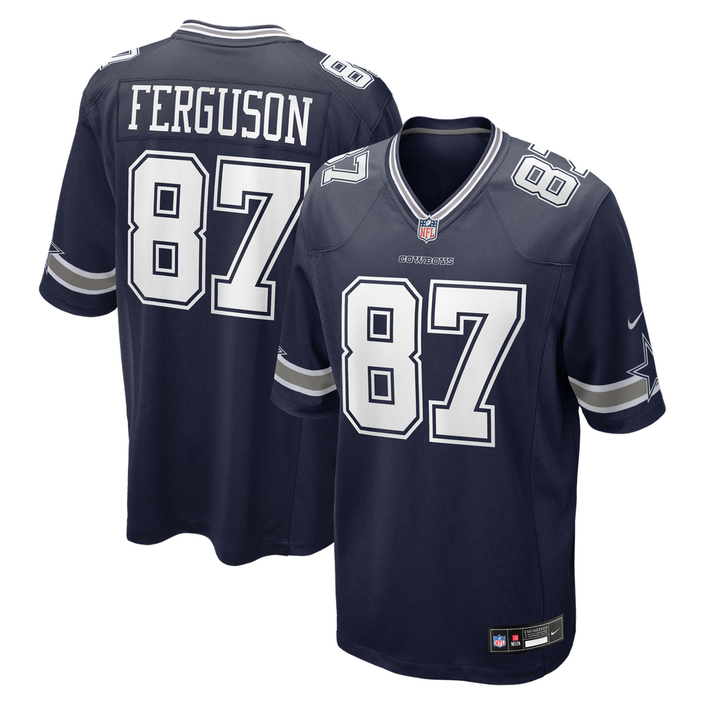 Dallas Cowboys Jake Ferguson Nike Team Game Jersey - Navy