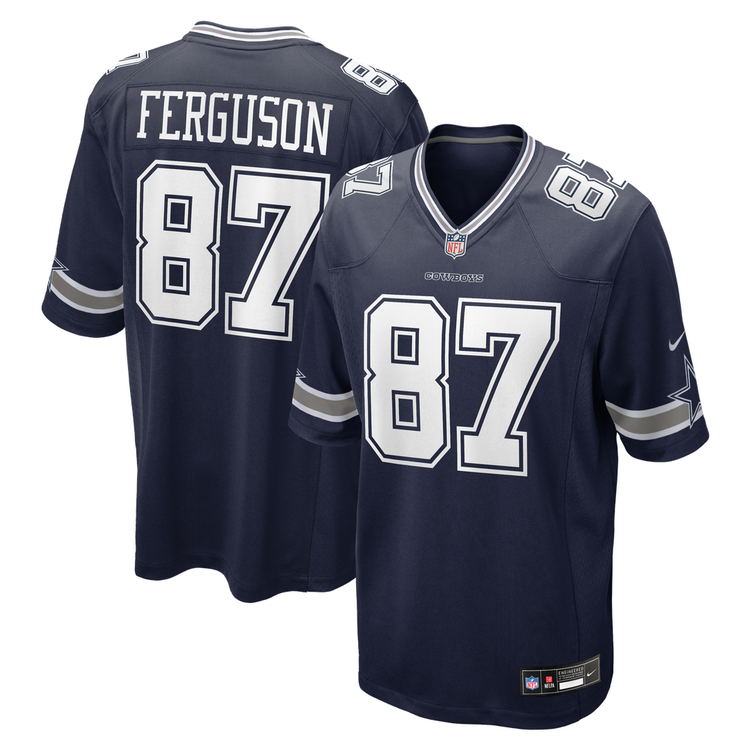 Dallas Cowboys Jake Ferguson Nike Team Game Jersey - Navy