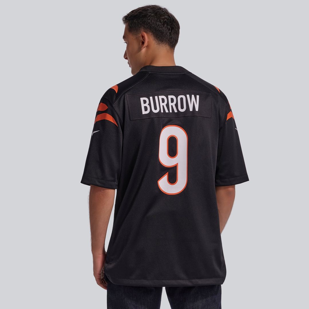 Cincinnati Bengals Joe Burrow Nike Player Game Jersey - Black