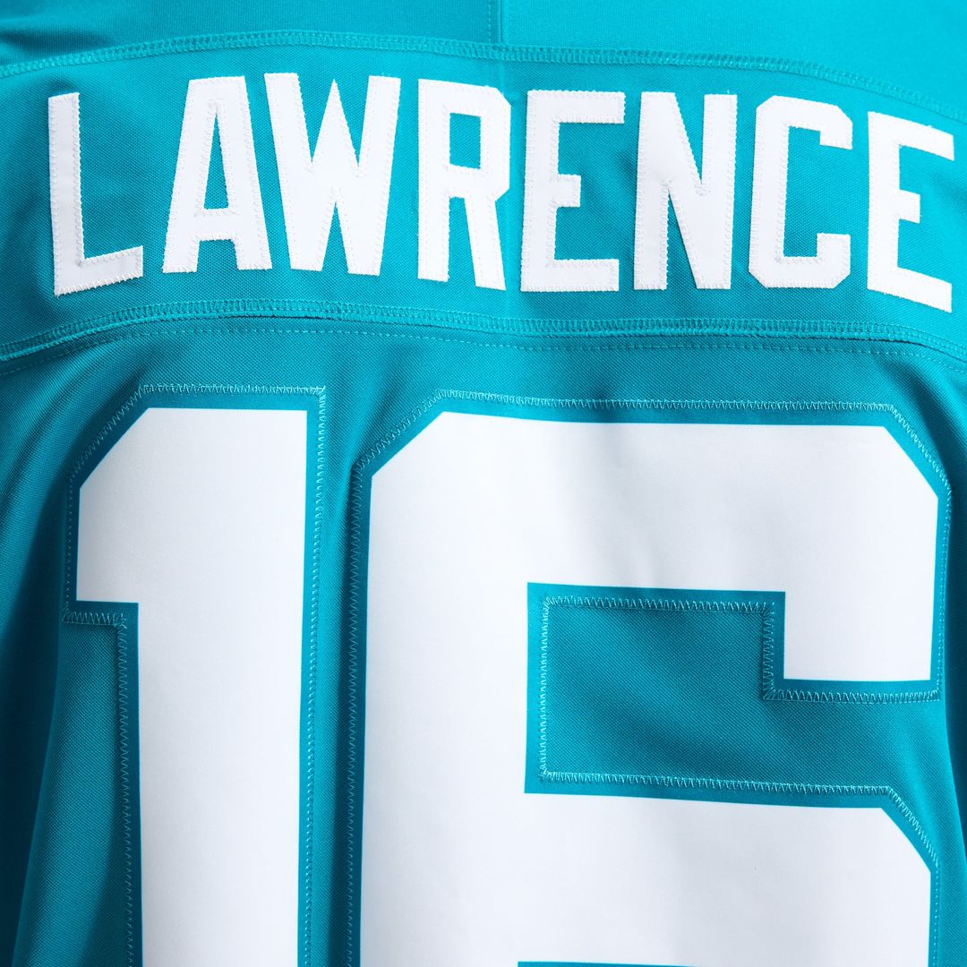 Jacksonville Jaguars Trevor Lawrence Nike Team Vapor F.U.S.E. Stitched Limited Jersey - Teal