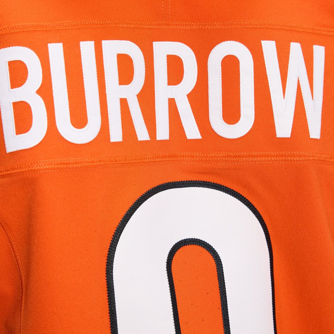 Cincinnati Bengals Joe Burrow Nike Team Vapor F.U.S.E. Elite Jersey - Orange