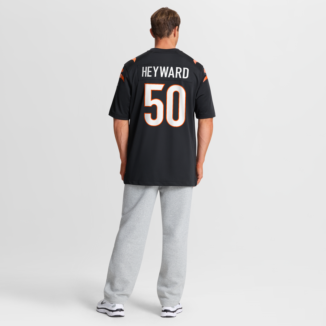Cincinnati Bengals Shaka Heyward Nike Team Game Jersey - Black