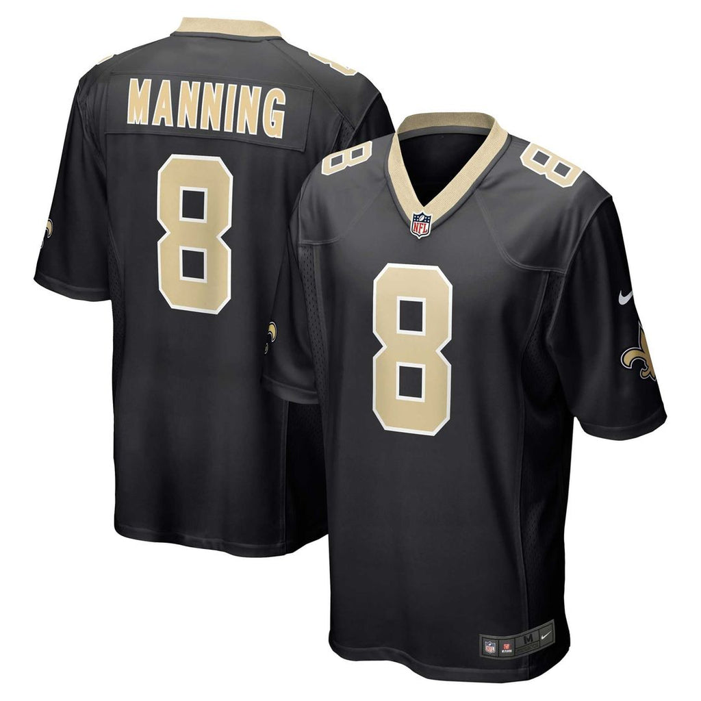 New Orleans Saints Archie Manning Nike Retired Player Game Jersey - Black