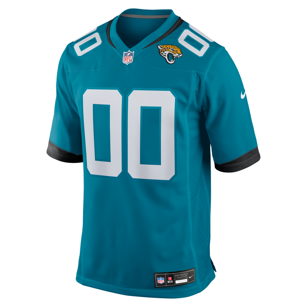 Jacksonville Jaguars Nike Custom Game Jersey - Teal