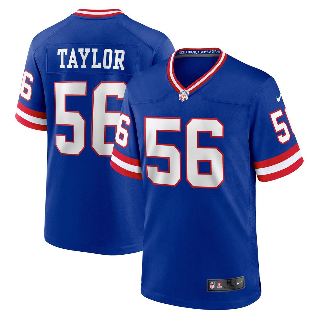 New York Giants Lawrence Taylor Nike Classic Retired Player Game Jersey - Royal