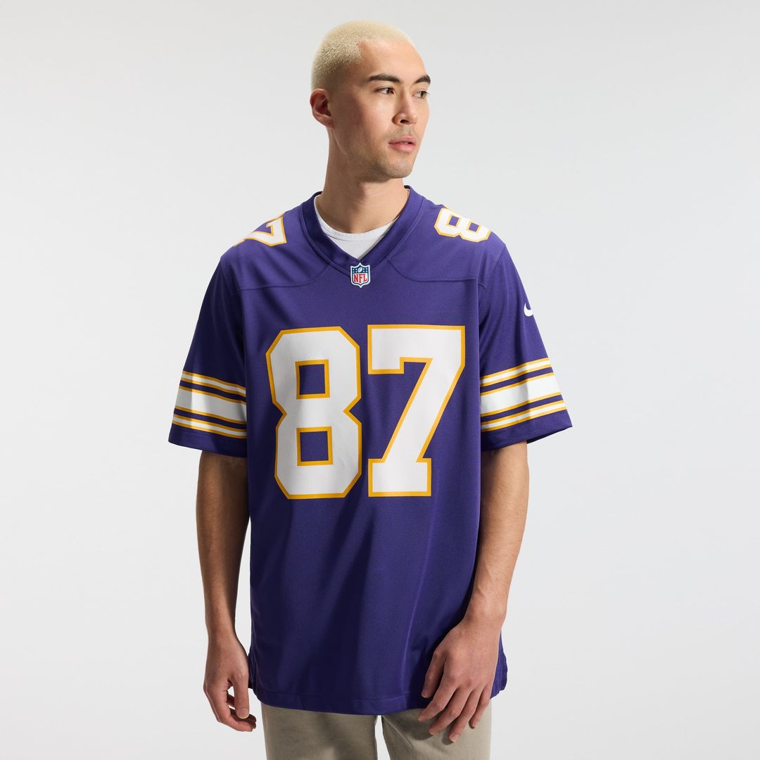 Minnesota Vikings T.J. Hockenson Nike Classic Player Game Jersey - Purple