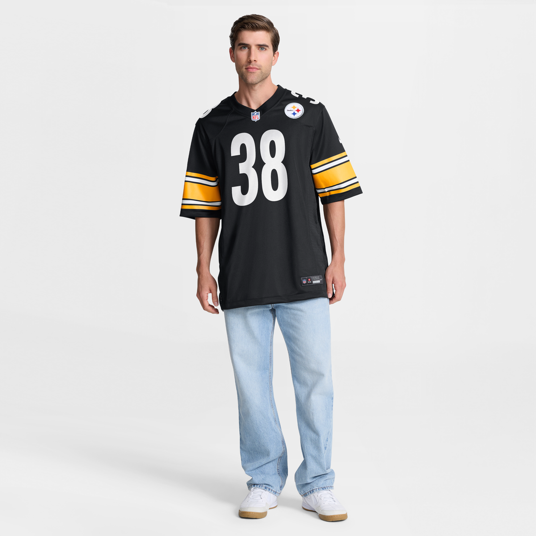Pittsburgh Steelers Mykal Walker Nike Team Game Jersey - Black