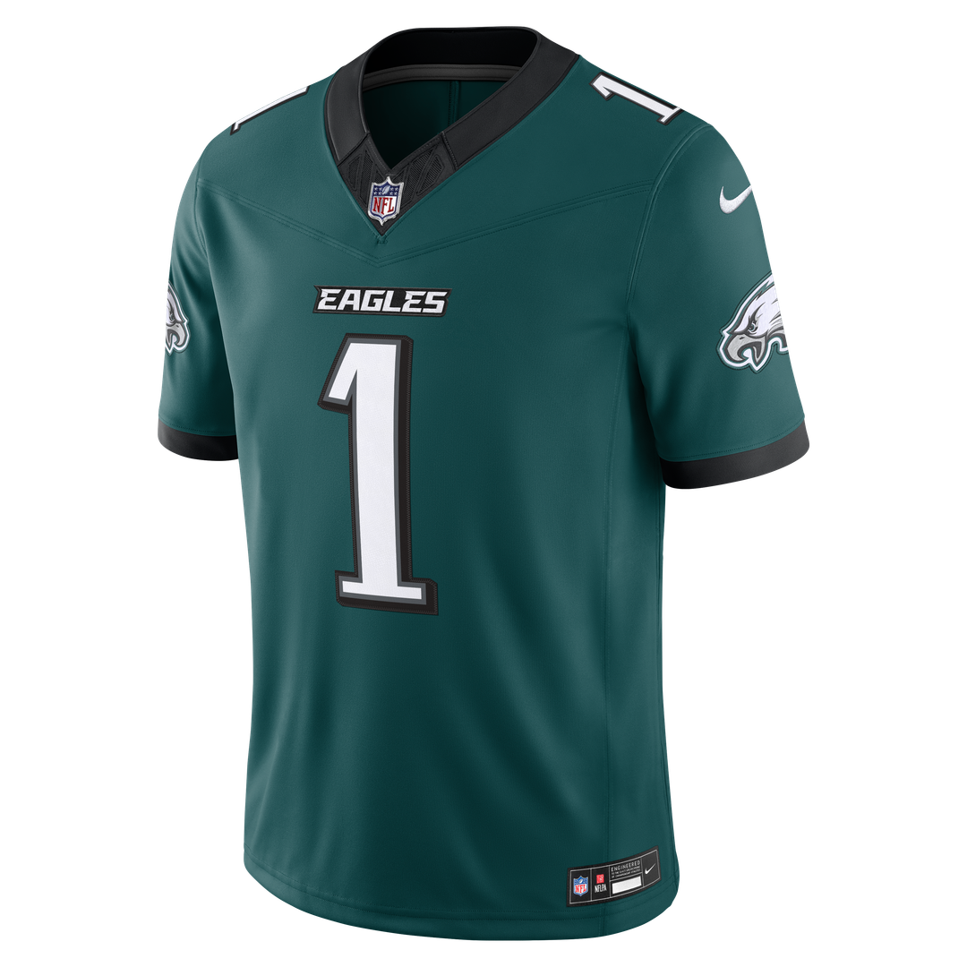 Philadelphia Eagles Jalen Hurts Nike Alternate Vapor F.U.S.E. Stitched Limited Jersey - Kelly Green