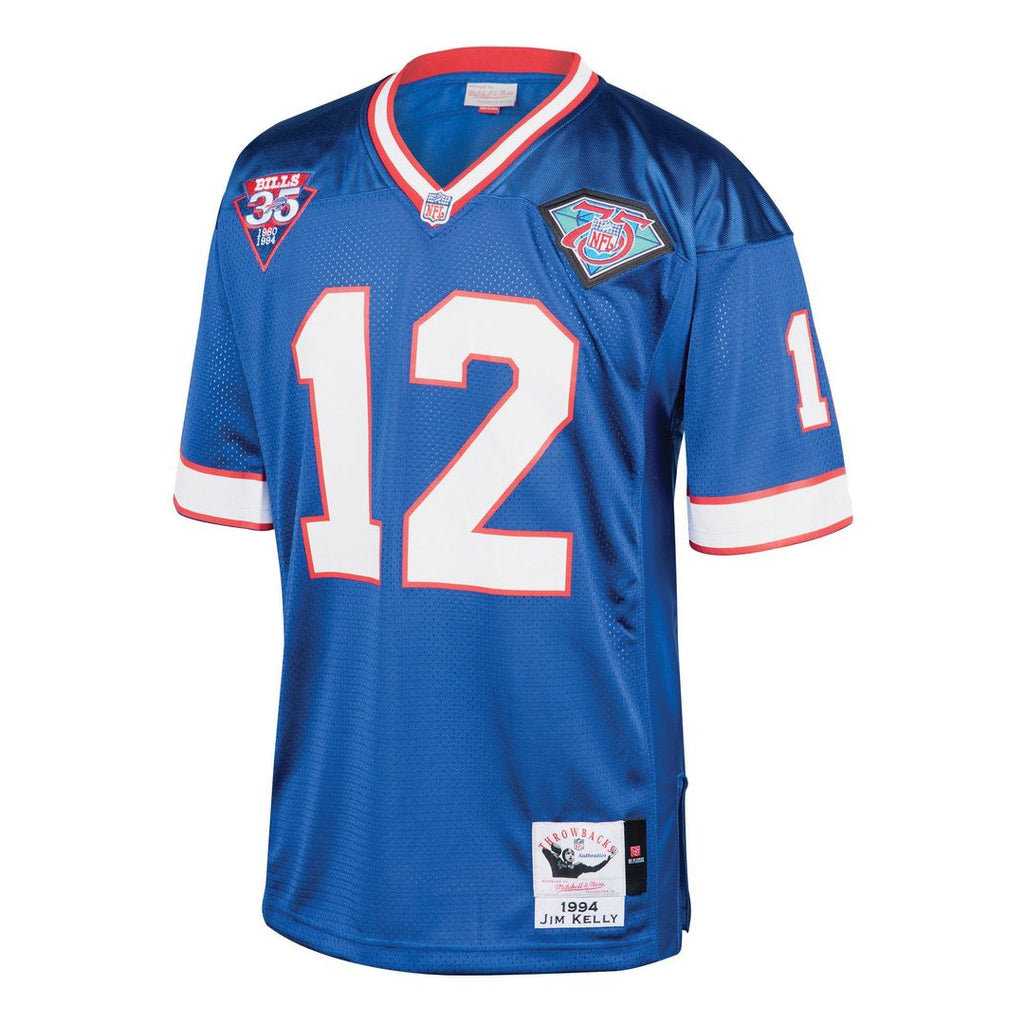 Buffalo Bills 1994 Jim Kelly Mitchell & Ness Authentic Throwback Retired Player Jersey - Royal