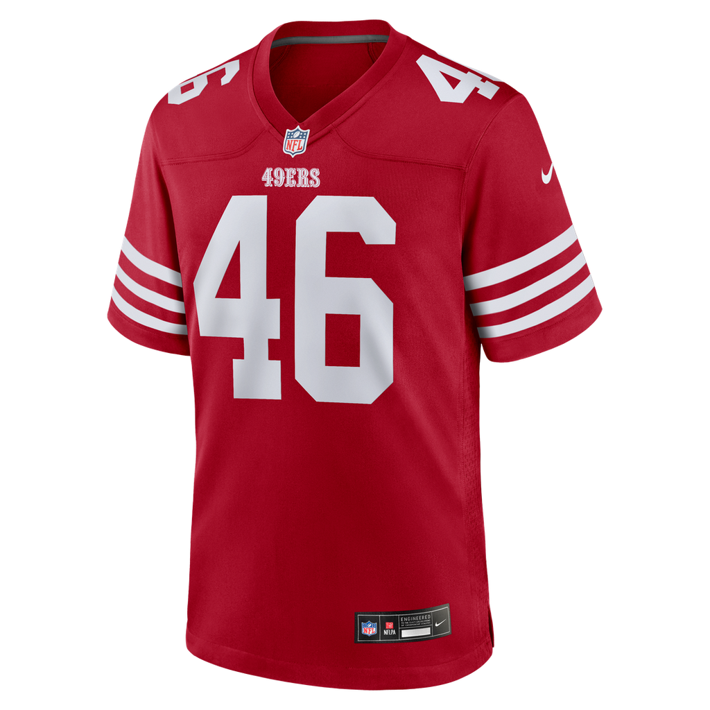 San Francisco 49ers Jon Weeks Nike Team Game Jersey - Scarlet