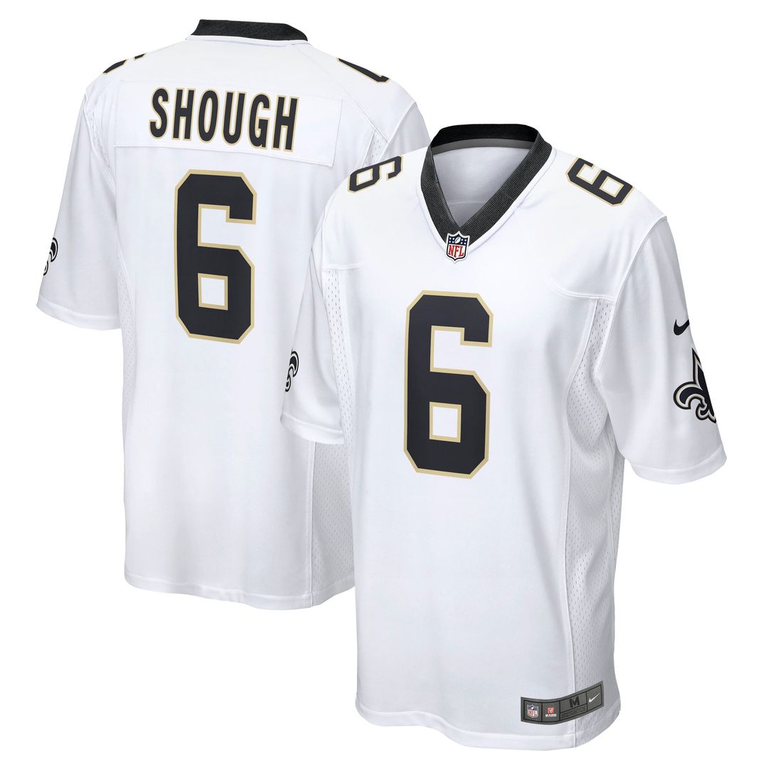 New Orleans Saints Tyler Shough Nike Game Jersey - Black
