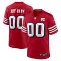 San Francisco 49ers Nike 80th Anniversary Alternate Custom Game Jersey - Scarlet