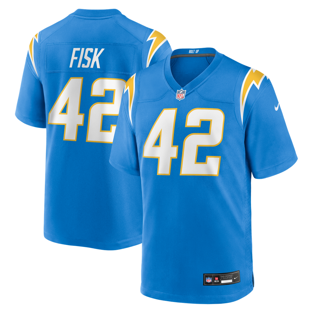 Los Angeles Chargers Tucker Fisk Nike Team Game Jersey - Powder Blue