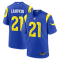 Los Angeles Rams Cam Lampkin Nike Team Game Jersey - Royal