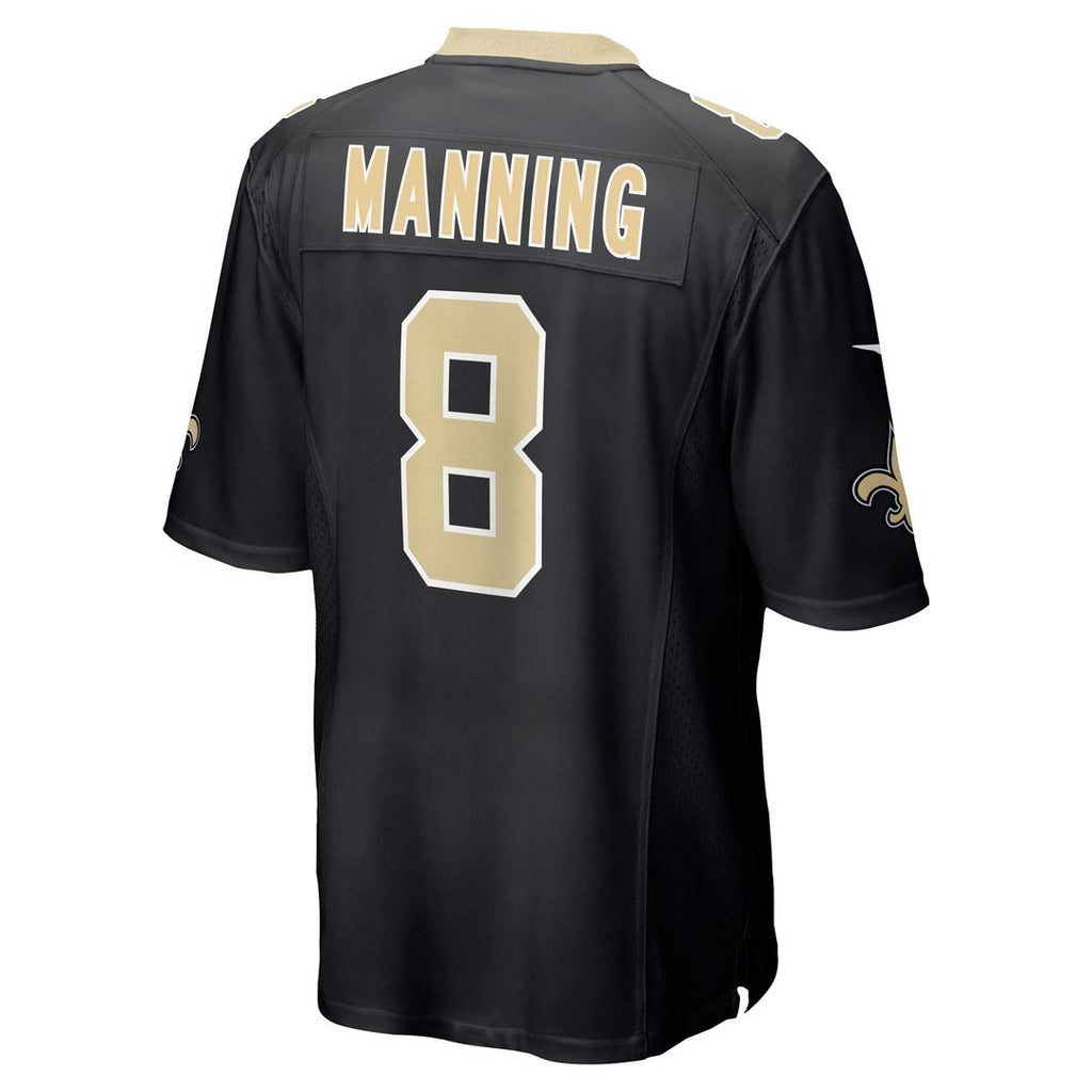 New Orleans Saints Archie Manning Nike Retired Player Game Jersey - Black