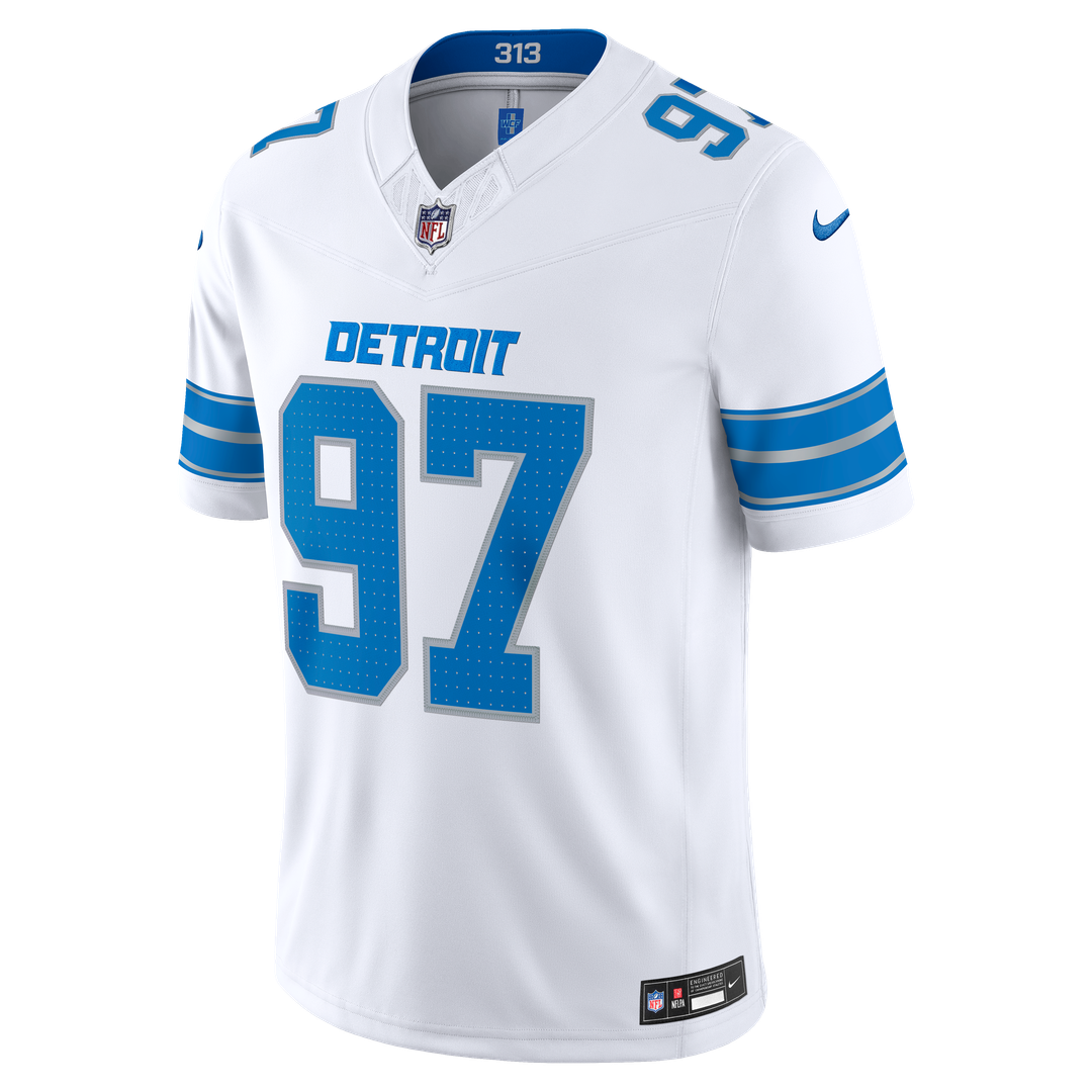 Detroit Lions Aidan Hutchinson Nike Team Vapor F.U.S.E. Stitched Limited Jersey - Blue