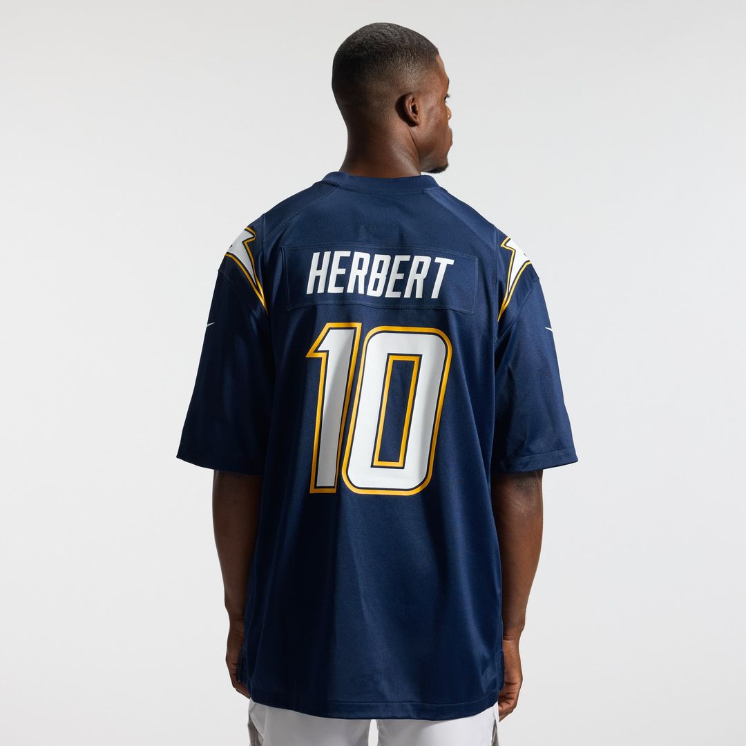 Los Angeles Chargers Justin Herbert Nike Player Game Jersey - Powder Blue