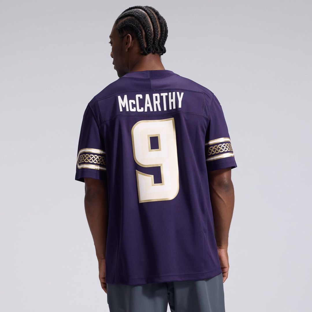Minnesota Vikings J.J. McCarthy Nike 2026 Rivalries Collection Stitched Limited Jersey - Purple