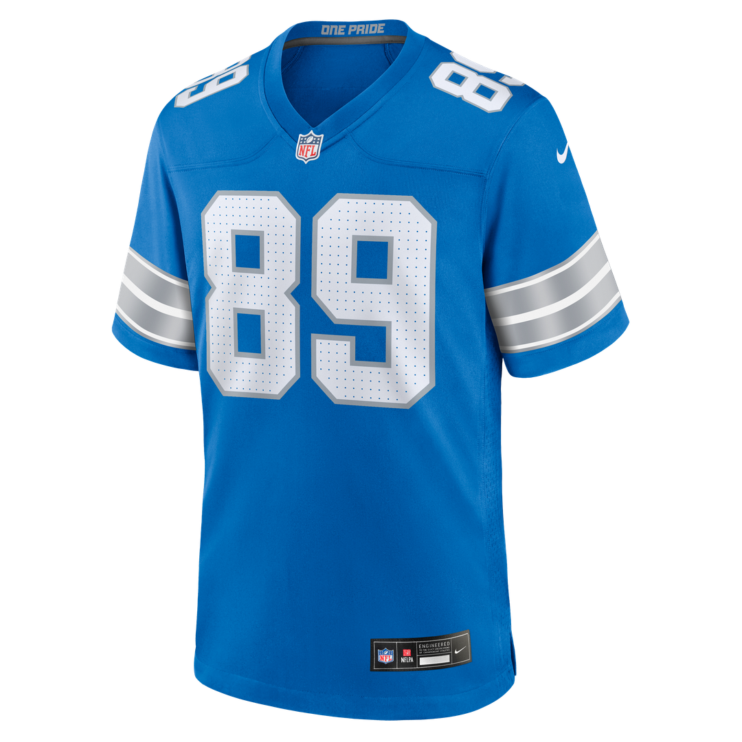 Detroit Lions Brock Wright Nike Team Game Jersey - Blue