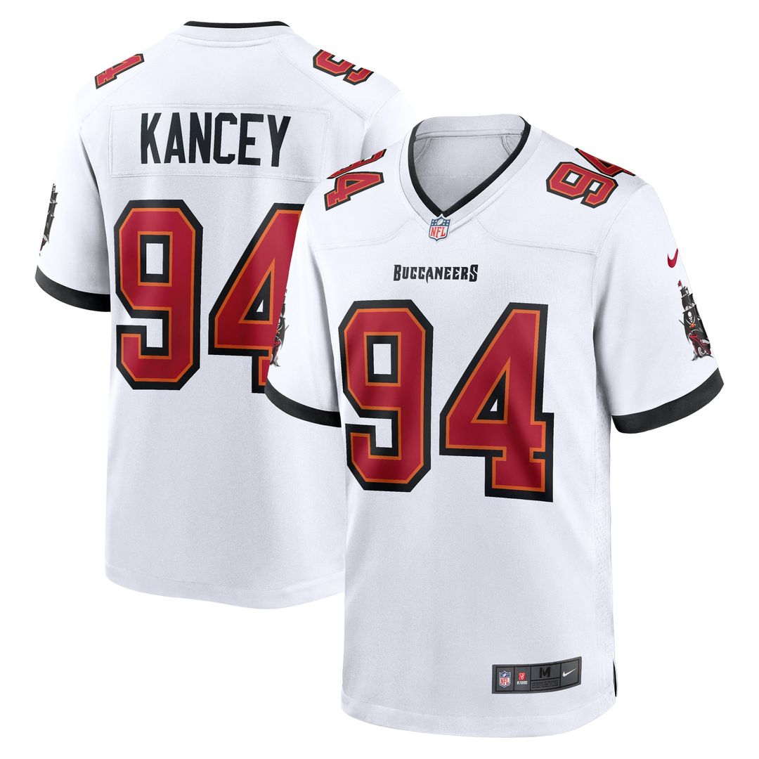 Tampa Bay Buccaneers Calijah Kancey Nike Game Jersey - White