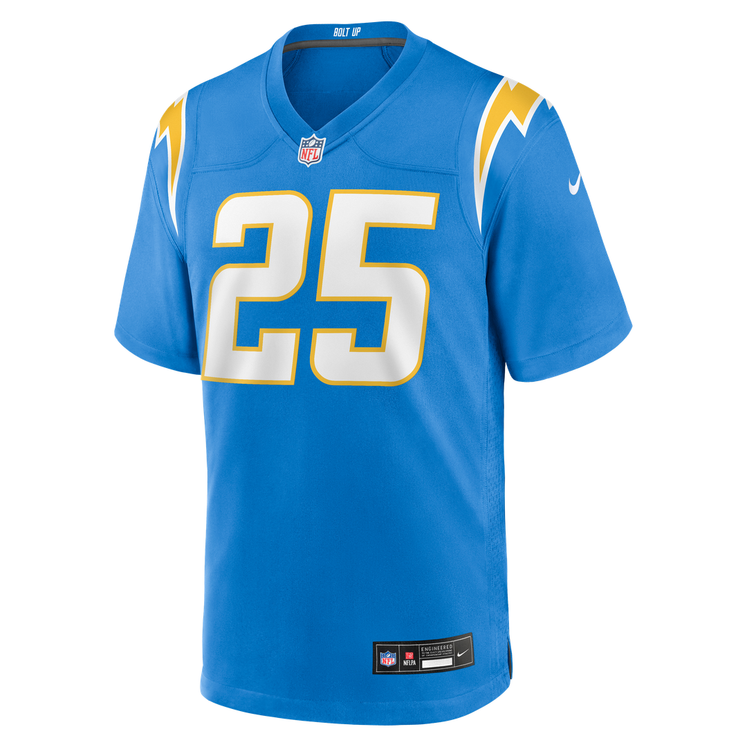 Los Angeles Chargers Joshua Kelley Nike Game Jersey - Powder Blue