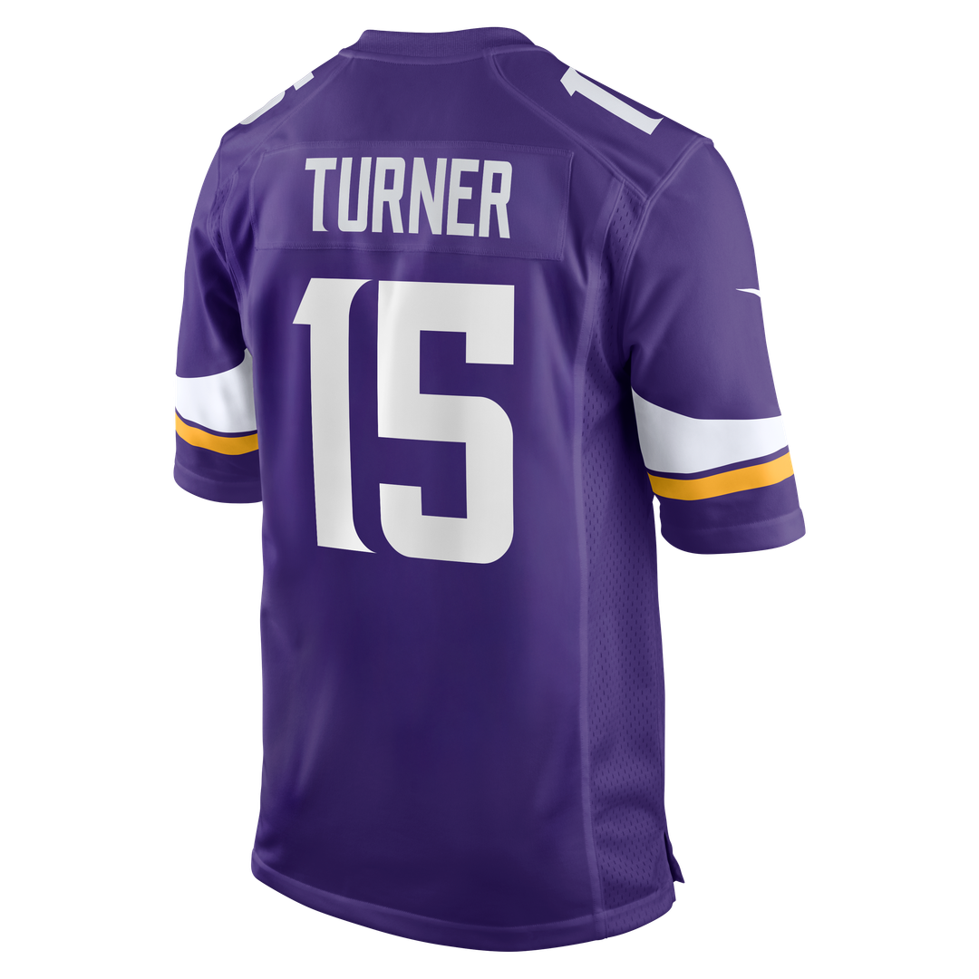 Minnesota Vikings Dallas Turner Nike Game Jersey - Purple