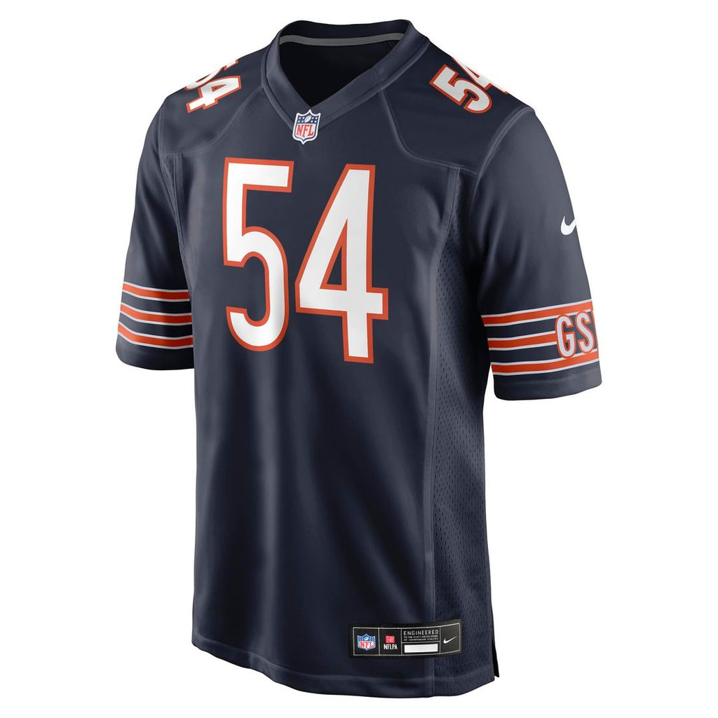 Chicago Bears Logan Jones Nike Team Game Jersey - Navy
