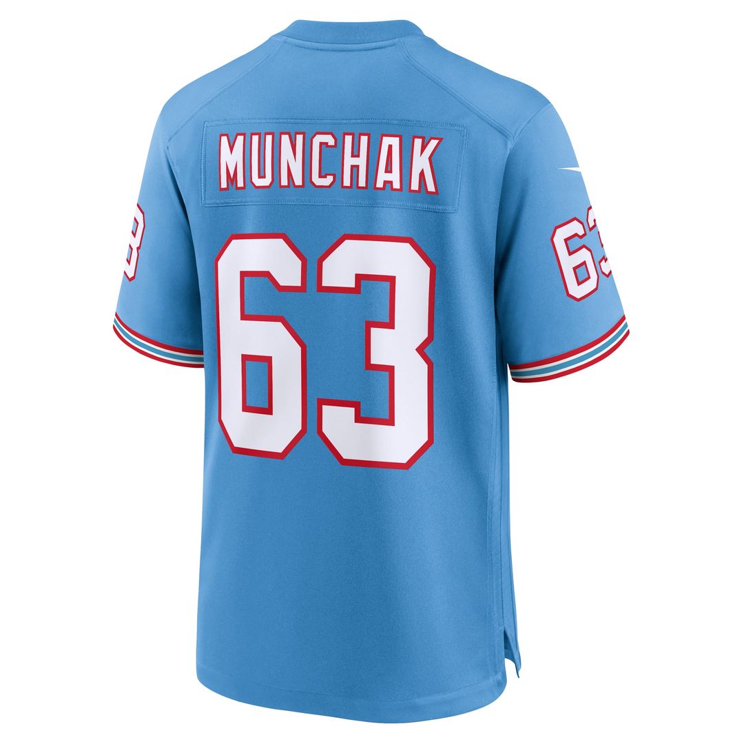 Tennessee Titans Mike Munchak Nike Retired Player Alternate Game Jersey - Light Blue