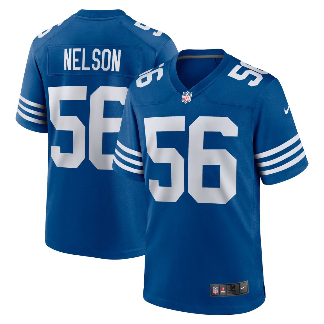 Indianapolis Colts Quenton Nelson Nike Alternate Game Jersey - Royal