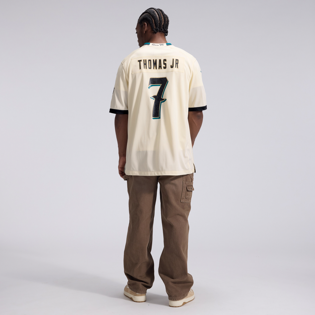 Jacksonville Jaguars Brian Thomas Jr. Nike 2026 Rivalries Collection Game Jersey - Natural