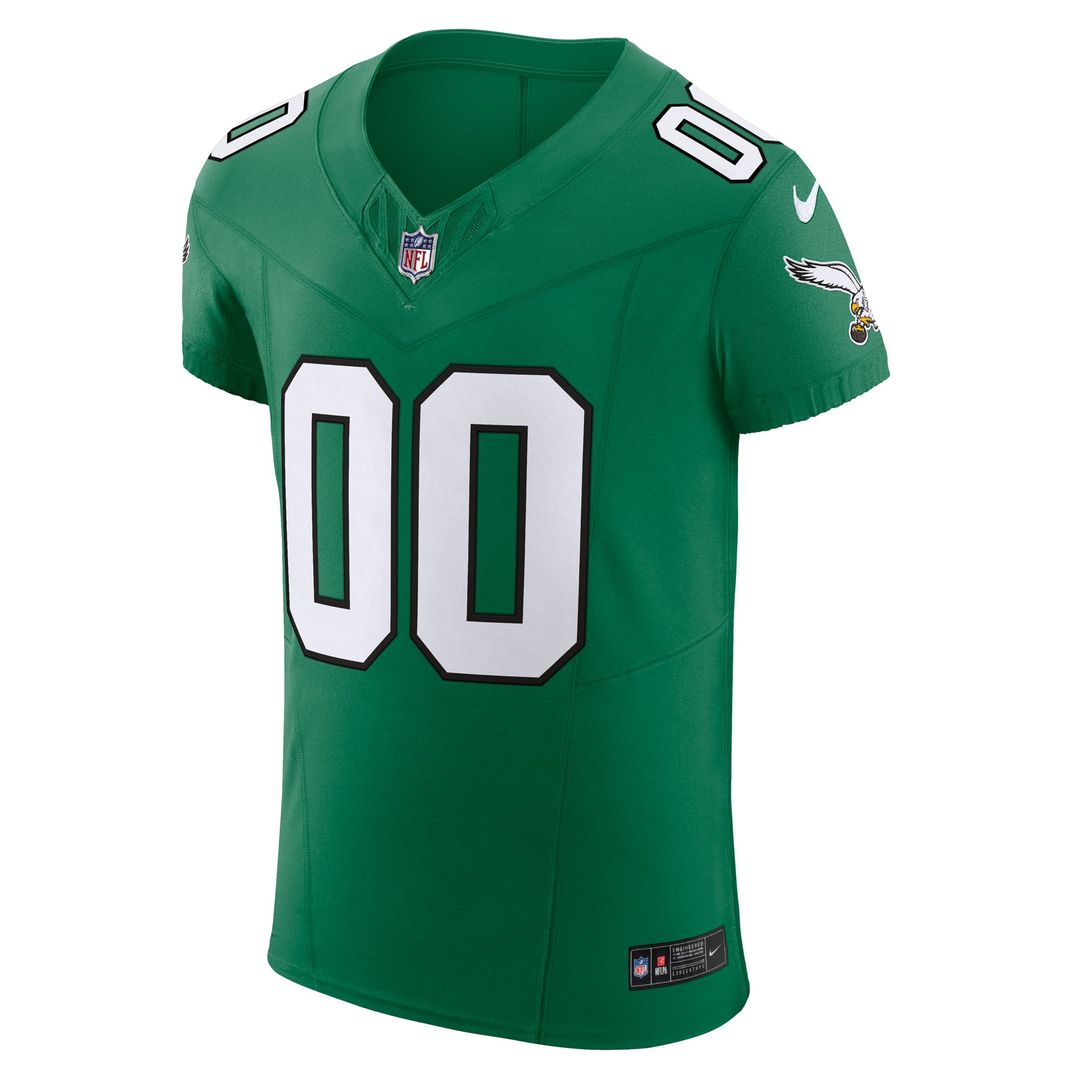 Philadelphia Eagles Nike 2nd Alternate Vapor F.U.S.E. Elite Custom Jersey - Kelly Green